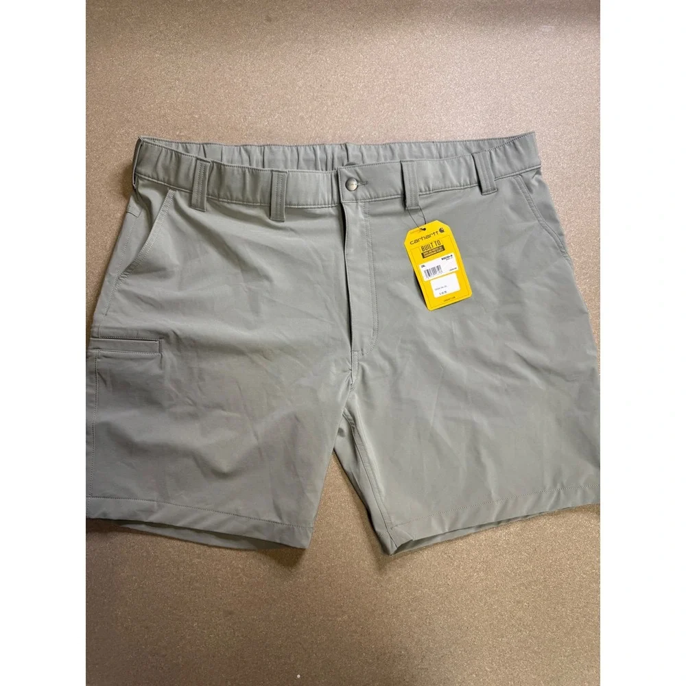 Carhartt‎ Force Sun Defender Shorts Mens 2XL Gray Relaxed Fit BS6264-M NEW